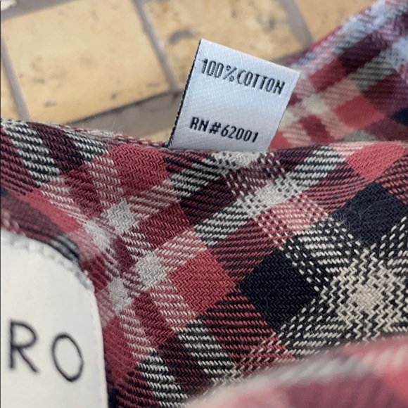 NWT COASTAORO buttoned short sleeve shirt/ Medium - Picture 4 of 10